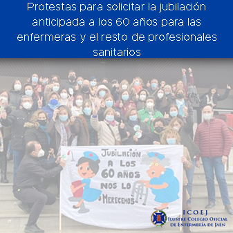 protestas jubilacion 60 sanitarios